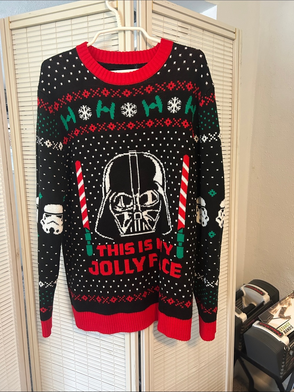 Star Wars Black & Red Darth Vader Holiday Sweater